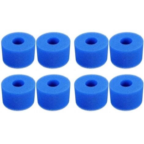 8 Pièces Éponge Filtrante Type S1, Cartouche De Filtre En Mousse, Mousse Pour Filtre Piscine, Réutilisables Et Lavables, Filtre En Mousse Pour Spa, Piscine, Jacuzzi 56Vingt 1 8 Pièces Éponge Filtrante Type S1, Cartouche De Filtre En Mousse, Mousse Pour Filtre Piscine, Réutilisables Et Lavables, Filtre En Mousse Pour Spa, Piscine, Jacuzzi 56Vingt