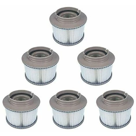L'FLANEUR Lot De 6 Filtres De Rechange Pour MSpa FD2089, Cartouche De Filtre Pour Piscine, Et Spas ANEUR 1 L'FLANEUR Lot De 6 Filtres De Rechange Pour MSpa FD2089, Cartouche De Filtre Pour Piscine, Et Spas ANEUR