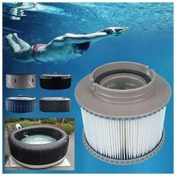 Cartouches De Filtre De Piscine, Filtre Cartouches De Rechange De Filtre MSpa Pour Baignoire, Spa, Piscine (1pcs) S'arêern -Pompe et filtre de piscine Soldes 65360272 5