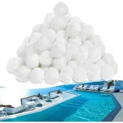 HEGUYEY Balles Filtrantes Piscine 500g - Les Filtres à Sable Filter Balls Remplacent 20 Kg De Sable Filtrant 9 HEGUYEY Balles Filtrantes Piscine 500g - Les Filtres à Sable Filter Balls Remplacent 20 Kg De Sable Filtrant -Pompe et filtre de piscine Soldes 65629009 5