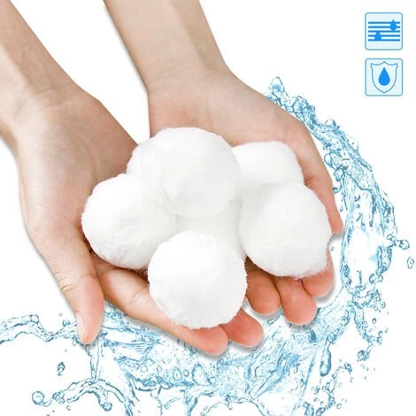 UISEBRT Balles Filtrantes Pour Piscine - 1400 G - Pour Système De Filtration à Sable - Remplace 25 Kg De Sable Filtrant, Convient Pour La Piscine, Pompe De Filtration (1400 G) 1 UISEBRT Balles Filtrantes Pour Piscine - 1400 G - Pour Système De Filtration à Sable - Remplace 25 Kg De Sable Filtrant, Convient Pour La Piscine, Pompe De Filtration (1400 G)