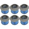 ZOLGINAH Remplacement Des Filtres Pour Piscine, Hotsubbs Et Spas Cartouches De Filtres De Piscine Pour Filtre Spa, Pompe à Cartouche Filtrante Pour MSPA FD2089 (6 Filtres Édition Améliorée)