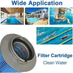ZOLGINAH Remplacement Des Filtres Pour Piscine, Hotsubbs Et Spas Cartouches De Filtres De Piscine Pour Filtre Spa, Pompe à Cartouche Filtrante Pour MSPA FD2089 (6 Filtres Édition Améliorée) -Pompe et filtre de piscine Soldes 65731013 5