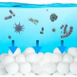 KAEJYIUT 700G Balle Filtrante Piscine,Filtre Pour Piscine,Média Filtre à Fibres,de 700g Remplacent 25kg De Sable Filtrant,Billes Filtrantes Pour Piscines Intérieure Et Extérieure(700g) 8 KAEJYIUT 700G Balle Filtrante Piscine,Filtre Pour Piscine,Média Filtre à Fibres,de 700g Remplacent 25kg De Sable Filtrant,Billes Filtrantes Pour Piscines Intérieure Et Extérieure(700g) -Pompe et filtre de piscine Soldes 65853165 4
