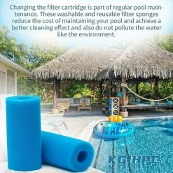 KAEJYIUT Filtre éponge Type A, Filtre Piscine En Mousse, Filtre Mousse Piscine Filtre éponge Pré-Filtre Mousse Cartouche éponge Lavable, Réutilisable. (4 Pièces) 8 KAEJYIUT Filtre éponge Type A, Filtre Piscine En Mousse, Filtre Mousse Piscine Filtre éponge Pré-Filtre Mousse Cartouche éponge Lavable, Réutilisable. (4 Pièces) -Pompe et filtre de piscine Soldes 65853234 4