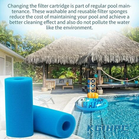 KAEJYIUT Filtre éponge Type A, Filtre Piscine En Mousse, Filtre Mousse Piscine Filtre éponge Pré-Filtre Mousse Cartouche éponge Lavable, Réutilisable. (4 Pièces) 4 KAEJYIUT Filtre éponge Type A, Filtre Piscine En Mousse, Filtre Mousse Piscine Filtre éponge Pré-Filtre Mousse Cartouche éponge Lavable, Réutilisable. (4 Pièces) – Image 4