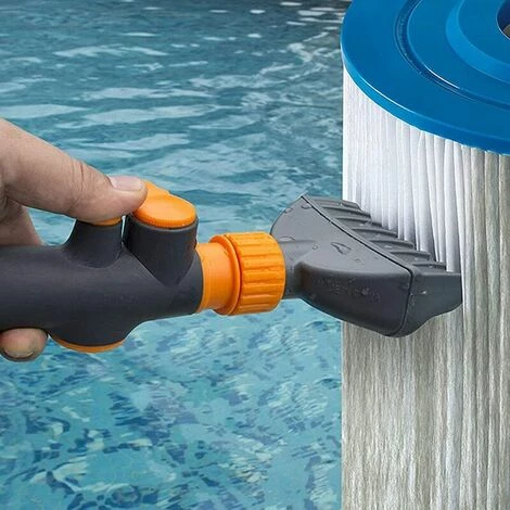 KAEJYIUT Nettoyeur Pour Cartouche De Filtre Jet Cleaner Brosse Spa Piscine Nettoyage Débris Et De La Saleté Filtre Pour éliminer Les Débris Outil De Nettoyage (Black) 4 KAEJYIUT Nettoyeur Pour Cartouche De Filtre Jet Cleaner Brosse Spa Piscine Nettoyage Débris Et De La Saleté Filtre Pour éliminer Les Débris Outil De Nettoyage (Black) – Image 4