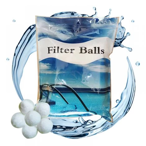 ZHUOXUAN Balles Filtrantes, 700g Boules De Filtre De Piscine Pour Systèmes De Filtration à Sable, Remplac De Sable Filtrant Sable De Quartz, Pour Piscine Système De Filtre à Sable. (Blanc) 1 ZHUOXUAN Balles Filtrantes, 700g Boules De Filtre De Piscine Pour Systèmes De Filtration à Sable, Remplac De Sable Filtrant Sable De Quartz, Pour Piscine Système De Filtre à Sable. (Blanc)