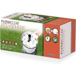 MEZHENG Boule Filtrante Piscine, Boule Filtrante Réutilisable, Boule Filtrante Pour Piscine, Filtre à Sable, Filtration D'eau -Pompe et filtre de piscine Soldes 65952722 3