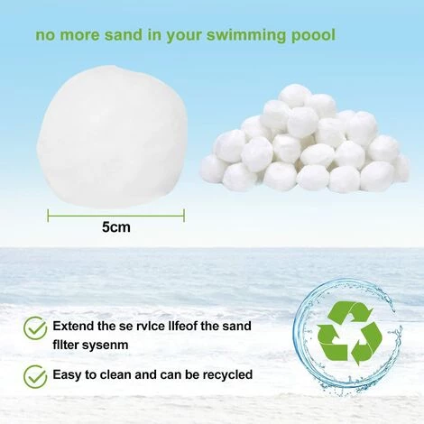 MEZHENG Boule De Filtre De Système De Filtre à Sable, Boule De Filtre De Piscine 1 MEZHENG Boule De Filtre De Système De Filtre à Sable, Boule De Filtre De Piscine