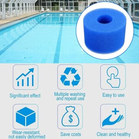 DONTODENT Piscine Filtre Eponge Eponge Mousse Lavable Pour Filtre à Bain à Remous 10.8x7.3x4cm 6pcs Surf & Diving-Piscines Et Accessoires-Piscine Accessoires 4 DONTODENT Piscine Filtre Eponge Eponge Mousse Lavable Pour Filtre à Bain à Remous 10.8x7.3x4cm 6pcs Surf & Diving-Piscines Et Accessoires-Piscine Accessoires – Image 4