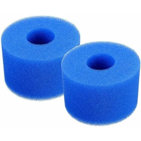 KAEJYIUT Lot De 2 Cartouches De Filtre En Mousse Réutilisables Pour Piscine Type Intex S1 2 KAEJYIUT Lot De 2 Cartouches De Filtre En Mousse Réutilisables Pour Piscine Type Intex S1 – Image 2