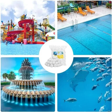 JUNJUN Boule De Filtre De Piscine 200G Remplacement De Boule De Filtre À Sable De Filtre De Piscine 5.6Kg Sable De Filtre Adapté Aux Accessoires De Piscine De Filtre De Piscine De Piscine 4 JUNJUN Boule De Filtre De Piscine 200G Remplacement De Boule De Filtre À Sable De Filtre De Piscine 5.6Kg Sable De Filtre Adapté Aux Accessoires De Piscine De Filtre De Piscine De Piscine – Image 4