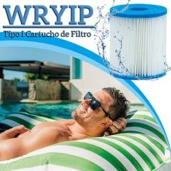 Cartouche Filtre Piscine Type I Pour Bestway Pompe De Piscine, Filtre Cartouche Type I, Cartouches Type I Pour Bestway 4 Pièces -Adélala -Pompe et filtre de piscine Soldes 66383601 3