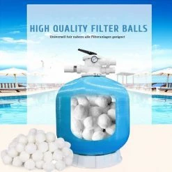 ECHOO 700g / 8L Boules De Filtre De Piscine, Balles Filtrantes,Média Filtre à Fibres Pour Piscine Filtres à Sable Filtrage De L'eau,Écologique, Léger Et Durable 7 ECHOO 700g / 8L Boules De Filtre De Piscine, Balles Filtrantes,Média Filtre à Fibres Pour Piscine Filtres à Sable Filtrage De L'eau,Écologique, Léger Et Durable -Pompe et filtre de piscine Soldes 66647021 3