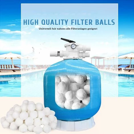 ECHOO 700g / 8L Boules De Filtre De Piscine, Balles Filtrantes,Média Filtre à Fibres Pour Piscine Filtres à Sable Filtrage De L'eau,Écologique, Léger Et Durable 3 ECHOO 700g / 8L Boules De Filtre De Piscine, Balles Filtrantes,Média Filtre à Fibres Pour Piscine Filtres à Sable Filtrage De L'eau,Écologique, Léger Et Durable – Image 3