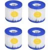 GRID COOL Lot De 4 Cartouches Filtrantes Pour Piscine, Filtre VI Pour Piscine, Jacuzzi, Miami, Vegas, Monaco, Palm Springs, Taille 6-58323