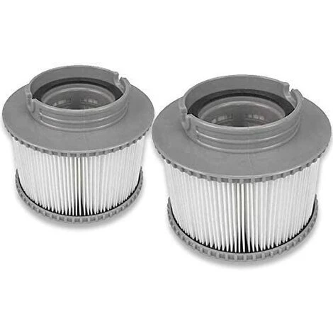 MEZHENG Cartouches De Filtre De Piscine, Filtre Cartouches De Rechange De Filtre MSpa Pour Baignoire, Spa, Piscine (2pcs) 1 MEZHENG Cartouches De Filtre De Piscine, Filtre Cartouches De Rechange De Filtre MSpa Pour Baignoire, Spa, Piscine (2pcs)