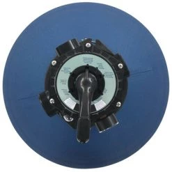 LES TENDANCES Filtre à Sable Pour Piscine Avec Vanne 6 Positions Bleu 560 Mm -Pompe et filtre de piscine Soldes 66881981 3