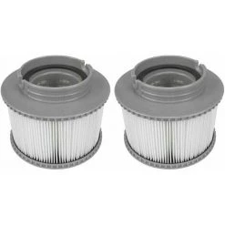FLETéçA Lot De 2 Cartouches Filtrantes Pour Piscine, Accessoires De Filtre De Nettoyage De Piscine Gonflable De Rechange Pour Spa, Cartouche De Filtre Antimicrobienne Pour Spa Facile à Installer