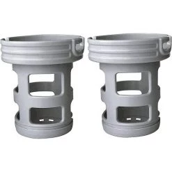 KARTOKNER 2 Bases Cartouches Filtrantes Pour Piscines Gonflables MSPA - Adaptateur De Base Vissable Pour Cartouche Filtrante MSPA - Kit De Mise à Niveau - Filtre Pour Sous-marins Et Spa Chauds