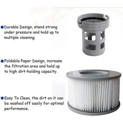 KARTOKNER 1 Bases Cartouches Filtrantes Pour Piscines Gonflables MSPA - Adaptateur De Base Vissable Pour Cartouche Filtrante MSPA - Kit De Mise à Niveau - Filtre Pour Sous-marins Et Spa Chauds 7 KARTOKNER 1 Bases Cartouches Filtrantes Pour Piscines Gonflables MSPA - Adaptateur De Base Vissable Pour Cartouche Filtrante MSPA - Kit De Mise à Niveau - Filtre Pour Sous-marins Et Spa Chauds -Pompe et filtre de piscine Soldes 67167663 4