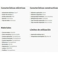 ESPA Copy Of Bomba Piscina Aspire 50 | Puissance: 0,75 HP TRIFÁSICA -Pompe et filtre de piscine Soldes 67399431 3