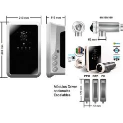 Chlorinateur Au Sel IDEGIS Domotic 2 | Modèle: DOMOTIQUE D-42 S2 -Pompe et filtre de piscine Soldes 67399453 5