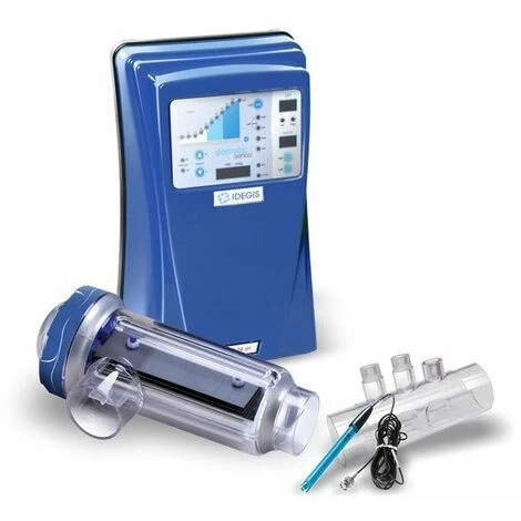 IDEGIS Domotic + PH électrolyseur à Eau Salée | Modèle: Electrolyseur Pour Eau Salée DOMOTIC D-32 PH 1 IDEGIS Domotic + PH électrolyseur à Eau Salée | Modèle: Electrolyseur Pour Eau Salée DOMOTIC D-32 PH