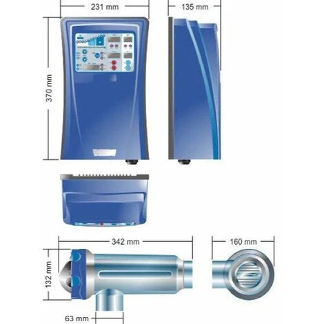 IDEGIS Domotic + PH électrolyseur à Eau Salée | Modèle: Electrolyseur Pour Eau Salée DOMOTIC D-32 PH 2 IDEGIS Domotic + PH électrolyseur à Eau Salée | Modèle: Electrolyseur Pour Eau Salée DOMOTIC D-32 PH – Image 2
