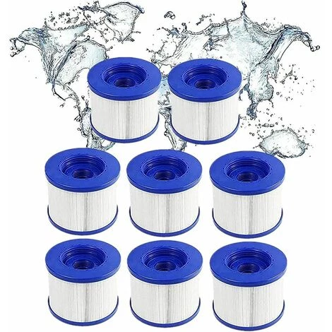 GRID COOL Lot De 8 Cartouches Filtrantes De Rechange Pour Spa Hot Tub/Clever Spa - Avec Filetage à Vis - Pour Spa-N1407535/filtre Pour Mspa,Pour Spa Pool Filtre Kit D'entretien 1 GRID COOL Lot De 8 Cartouches Filtrantes De Rechange Pour Spa Hot Tub/Clever Spa - Avec Filetage à Vis - Pour Spa-N1407535/filtre Pour Mspa,Pour Spa Pool Filtre Kit D'entretien