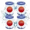 ENLENK 4 Cartouches De Filtre De Piscine Type II - For Bestway De Type Ii - Convient Pour Bestway 58383 58387 - Cartouche Filtrante Pour Piscine Bestway 530/800 Gal/h.