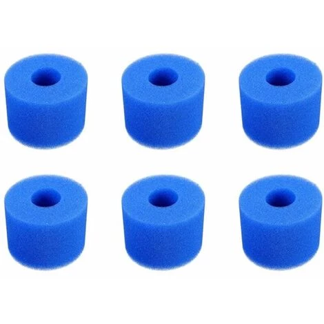 ECHOO 6 Pièces Éponge Filtrante Type S1, Cartouche De Filtre En Mousse, Mousse Pour Filtre Piscine, Réutilisables Et Lavables, Filtre En Mousse Pour Spa, Piscine, Jacuzzi 1 ECHOO 6 Pièces Éponge Filtrante Type S1, Cartouche De Filtre En Mousse, Mousse Pour Filtre Piscine, Réutilisables Et Lavables, Filtre En Mousse Pour Spa, Piscine, Jacuzzi