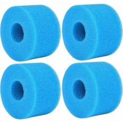 4PCSéponge Filtrante Type S1, Cartouche De Filtre En Mousse, Mousse Pour Filtre Piscine, Réutilisables Et Lavables, Filtre En Mousse Pour Spa, Piscine, Jacuzzi,Tanètue