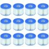 ENLENK Intex S1 29001E Lot De 12 Cartouches De Piscine PureSpa Type S1 Faciles à Installer (12 Filtres) Bleu