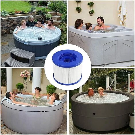 ENLENK Lot De 2 Cartouches Filtrantes Pour Bain à Remous Lay-Z-Spa Bestway Flowclear Taille VI 5 ENLENK Lot De 2 Cartouches Filtrantes Pour Bain à Remous Lay-Z-Spa Bestway Flowclear Taille VI – Image 5