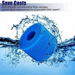 ECHOO 2 Pièces Éponge Filtrante Type S1, Cartouche De Filtre En Mousse, Mousse Pour Filtre Piscine, Réutilisables Et Lavables, Filtre En Mousse Pour Spa, Piscine, Jacuzzi 9 ECHOO 2 Pièces Éponge Filtrante Type S1, Cartouche De Filtre En Mousse, Mousse Pour Filtre Piscine, Réutilisables Et Lavables, Filtre En Mousse Pour Spa, Piscine, Jacuzzi -Pompe et filtre de piscine Soldes 67696514 5