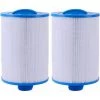 QERSTA Cartouche De Filtre De Spa , Pour Filtre À Remous Pleatco Pww50 , Filtre De Spa Pour Filtre De Remplacement Unicel 6Ch-940 Spa Business Whirlpool (2 Pièces）
