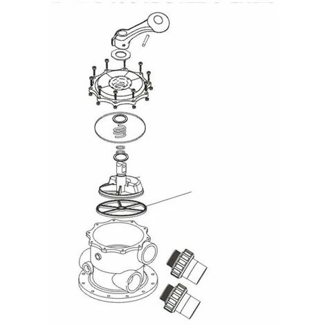 QERSTA Joint Étoile De Vanne Multivoies Joint De Filtre À Sable De Piscine Joint De Filtre De Piscine Vannes 12.8cm 2 QERSTA Joint Étoile De Vanne Multivoies Joint De Filtre À Sable De Piscine Joint De Filtre De Piscine Vannes 12.8cm – Image 2