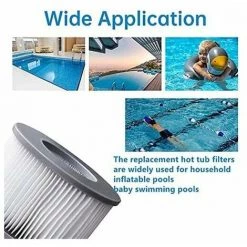 Cisea Filtres De Rechange Pour Mspa Cartouche Filtrante,pour Sous-Marins Et Spa Chauds,Convient Pour Tous Les Jacuzzis Actuels,pour Piscines Gonflables - Modèle à Partir De 2020 (4pièces) -Pompe et filtre de piscine Soldes 68076041 3