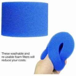 FLYME Éponge Filtrante Type S1 Filtres De Piscine En Mousse, Cartouche Filtrante RéUtilisable Pour Intex Type S1, Mousse Pour Piscine, Aquarium, Spa(4 Pièces) 9 FLYME Éponge Filtrante Type S1 Filtres De Piscine En Mousse, Cartouche Filtrante RéUtilisable Pour Intex Type S1, Mousse Pour Piscine, Aquarium, Spa(4 Pièces) -Pompe et filtre de piscine Soldes 68199593 5