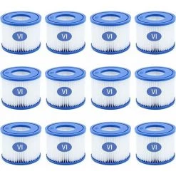 12 Pièces Filtre Pompe Gonflable Source Chaude Piscine élément Filtrant Accessoires De Remplacement élément Filtrant HANBING