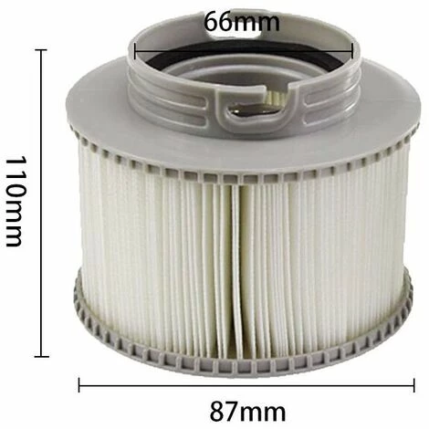 Colle Blanche 2 Pièces Cartouche Filtrante MSPA FD2089 Spa Spas Pièces Filtre De Remplacement Gonflable Piscine Outil Universel Rond HANBING 2 Colle Blanche 2 Pièces Cartouche Filtrante MSPA FD2089 Spa Spas Pièces Filtre De Remplacement Gonflable Piscine Outil Universel Rond HANBING – Image 2