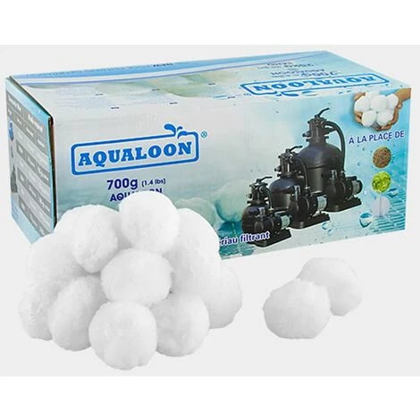 O'CLAIR Boules Filtrantes Aqualoon Pour Filtre à Sable Piscine 8-10 M³/h 3 Cartons De 700g 1 O'CLAIR Boules Filtrantes Aqualoon Pour Filtre à Sable Piscine 8-10 M³/h 3 Cartons De 700g