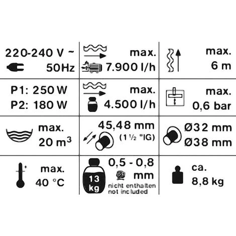 T.I.P. SPF 180 Filtre à Sable 4500 L/h 6 M 3 T.I.P. SPF 180 Filtre à Sable 4500 L/h 6 M – Image 3