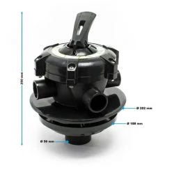 SUNSUN Pièce Détachée Tête De Filtre Pour Filtre à Sable Filtrage De Piscine Système Filtration à Sable -Pompe et filtre de piscine Soldes 9894214 4